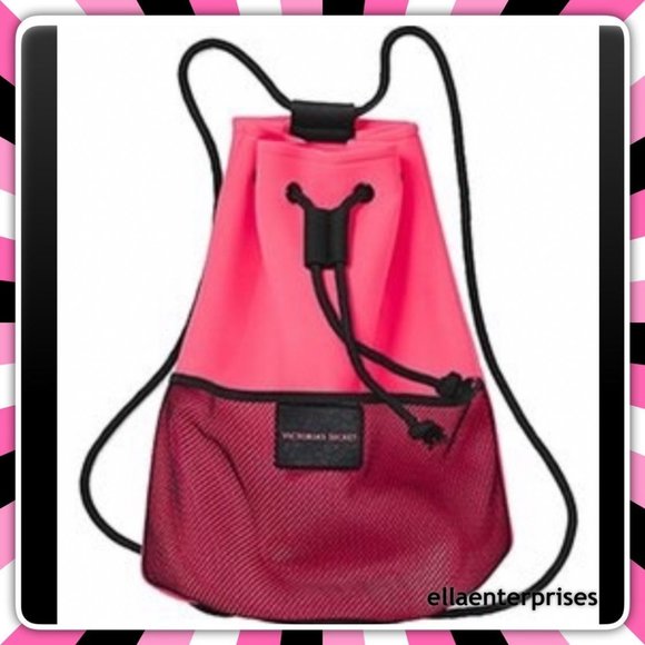 Victoria's Secret Handbags - VS Neoprene Drawstring Beach Bag